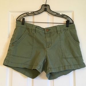 green shorts
